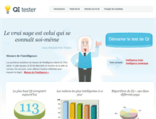 Tablet Screenshot of fr.iqtester.eu
