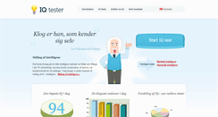 Desktop Screenshot of dk.iqtester.eu