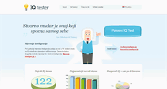 Desktop Screenshot of hr.iqtester.eu